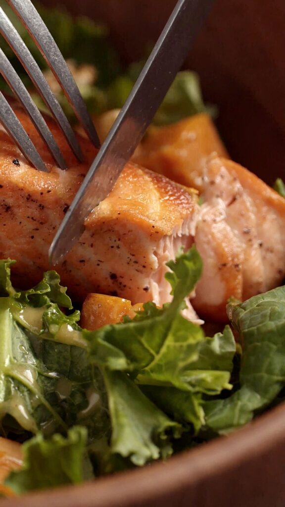 salmon, seafood, baked salmon, nature, fish, meal